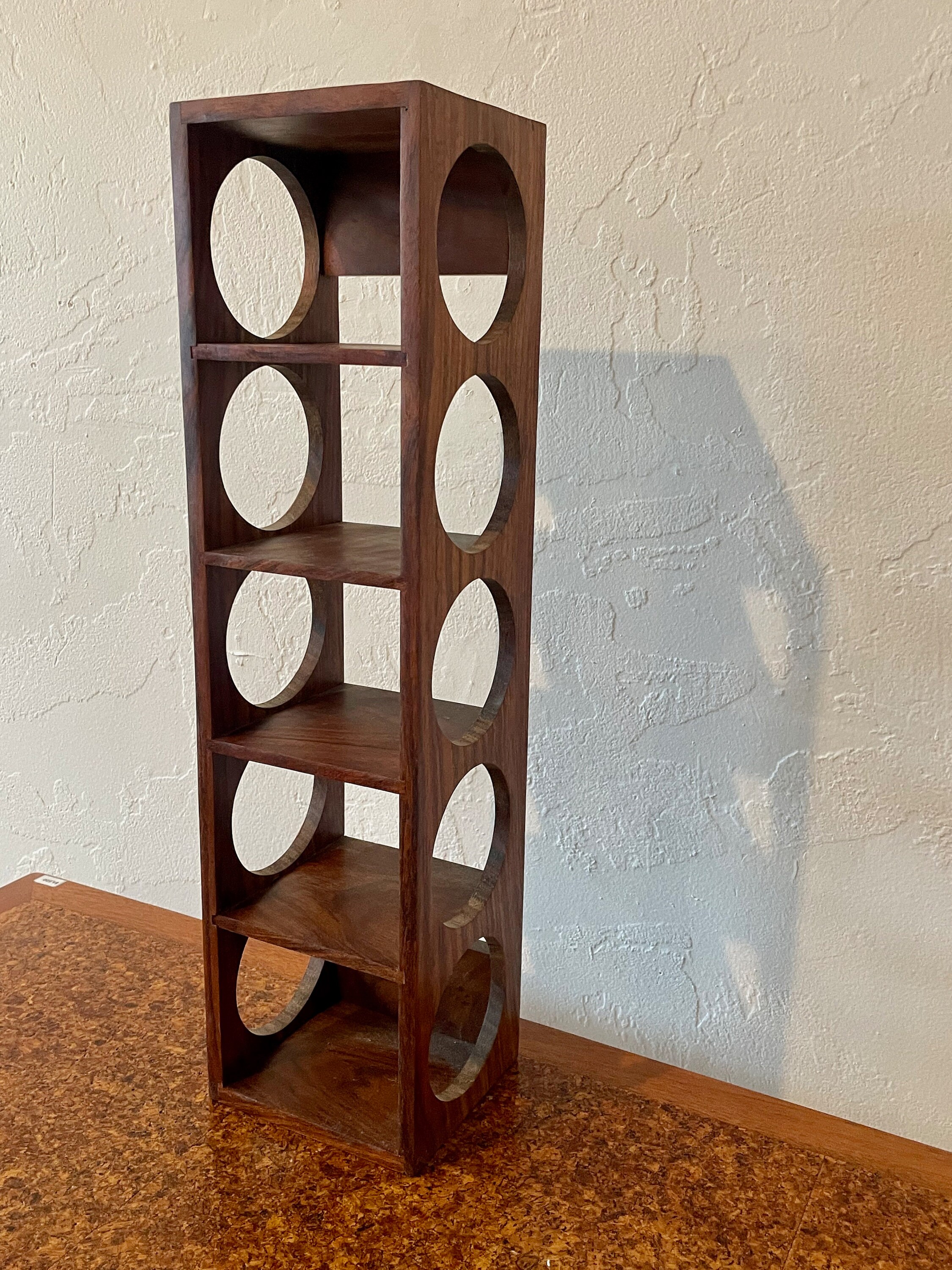 Vintage mid century wine rack deals