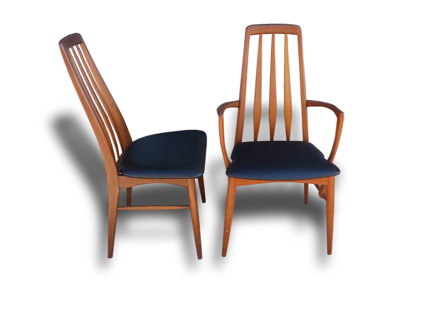Mid Century Danish Modern Eva High Back Dining Chairs By Niels Mid Century Danish Modern Eva High Back Dining Chairs By Niels Koefoed Teak 6 Pc Set