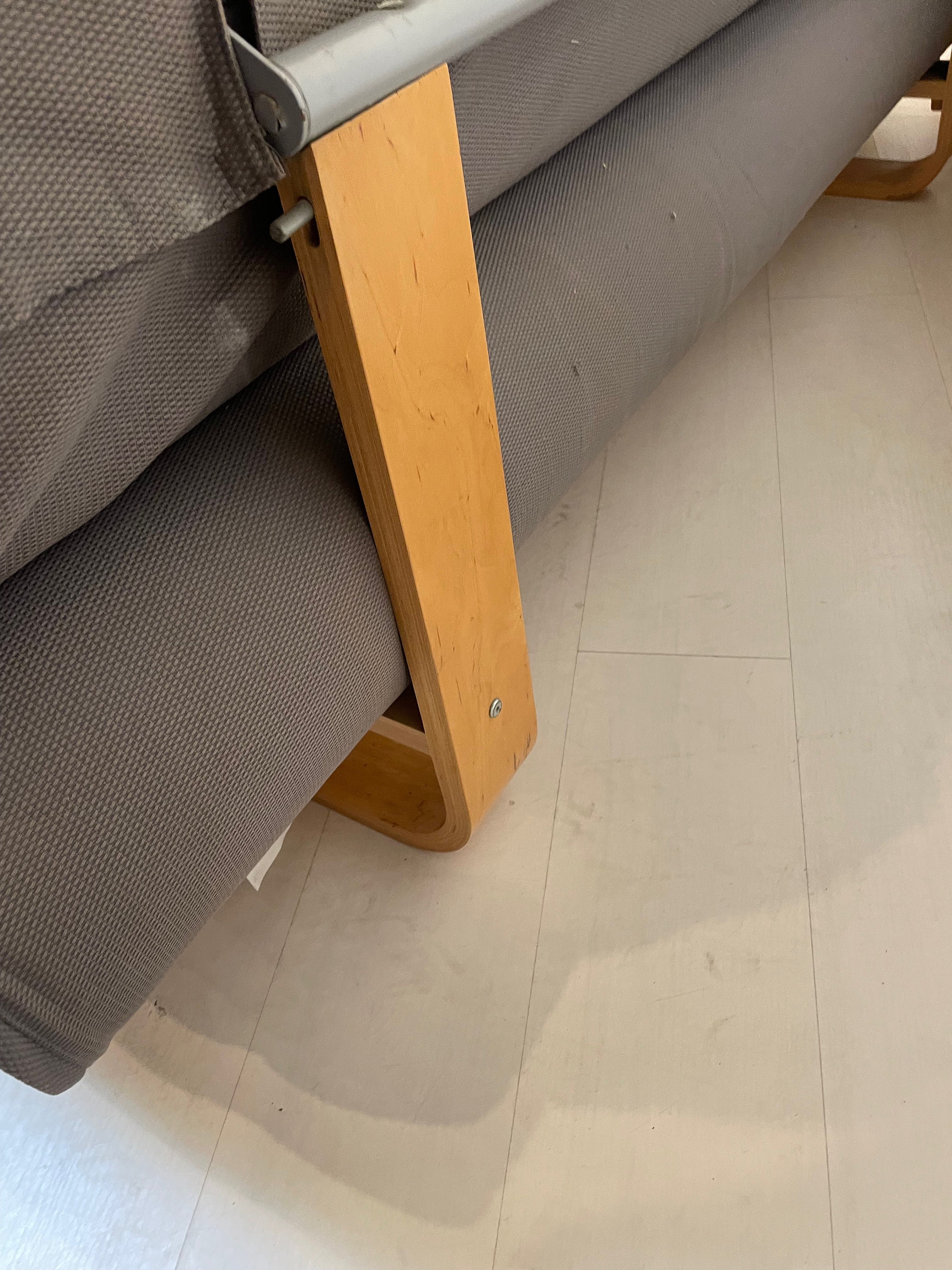 Vintage IKEA allerum Sofa Bed With Gray Slipcover and Throw Pillows Etsy