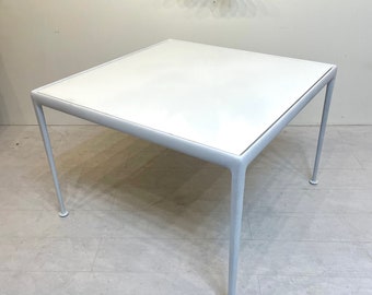 1966 Collection Vintage by Richard Shultz for Knoll - 38 Square White Outdoor Patio Table