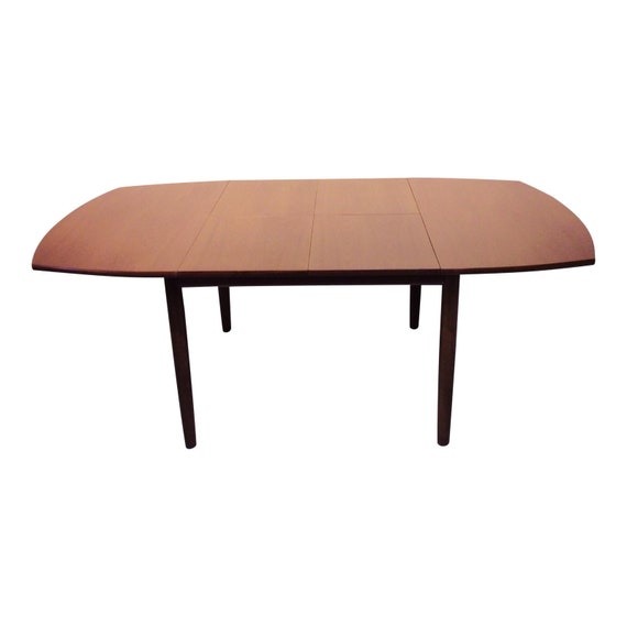 MidCentury Danish Modern Butterfly Leaf Dining Table Etsy