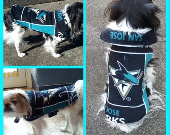 san jose sharks dog jersey