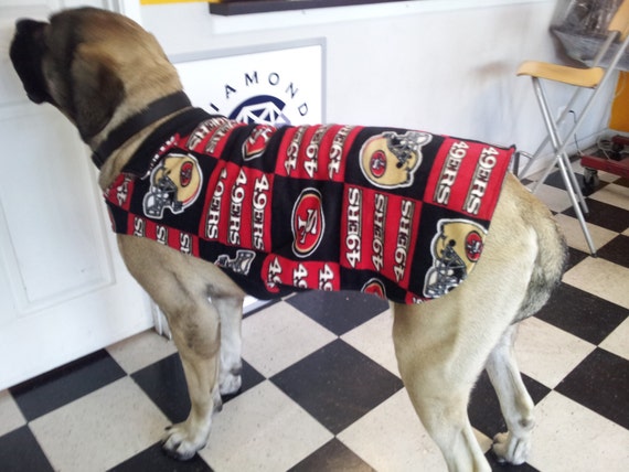 49ers dog jacket 2025