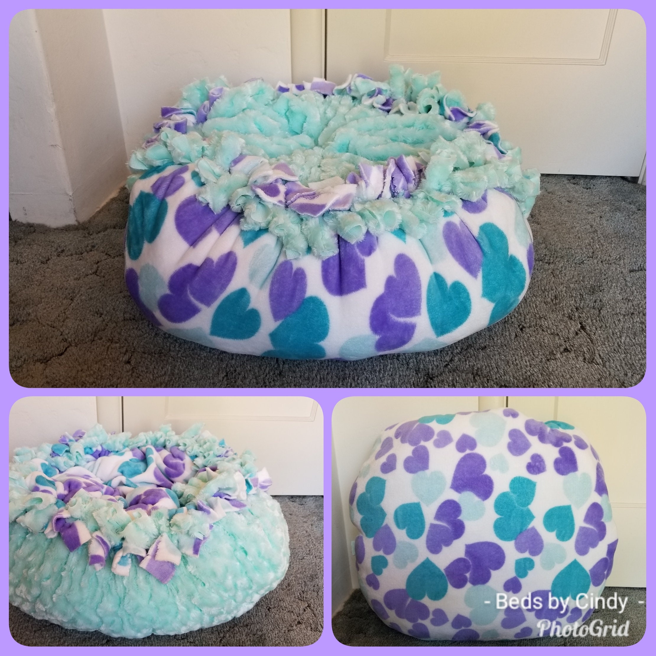 Marshmallow Pet Bed. Reversible Top to Bottom. Machine Wash Etsy UK