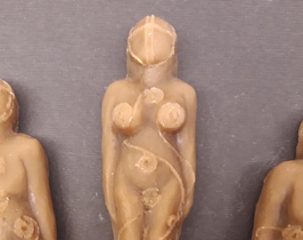 Ritual Puppe - Popet - Handgemacht aus natürlichem Bienenwachs - Hexen Werkzeug