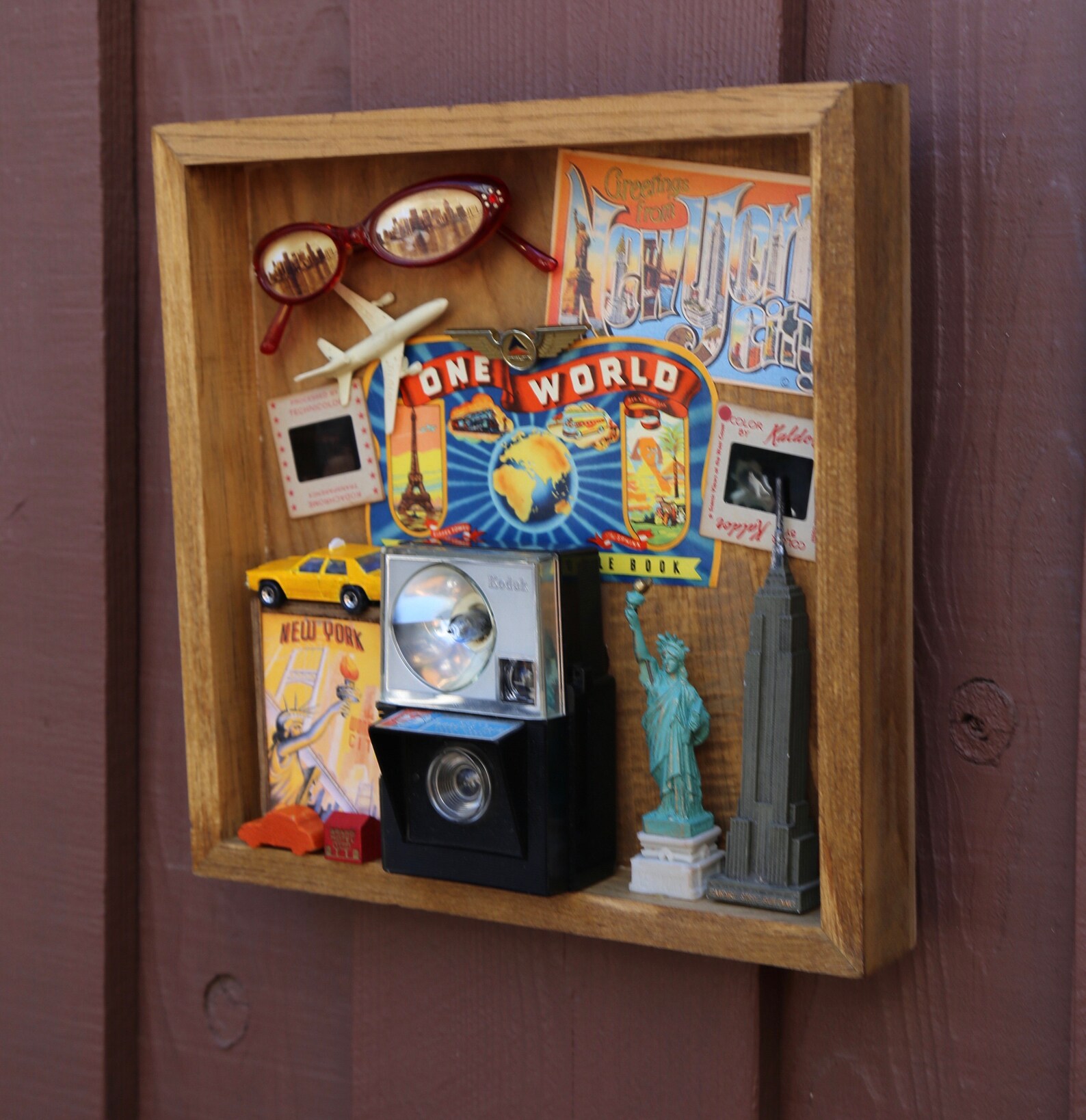 Vintage Travel Box - Found Object Assemblage Art Box - Etsy
