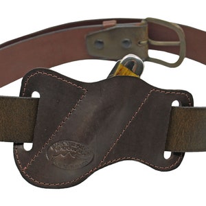 Fodero per coltello inclinato orizzontale in pelle Barsony