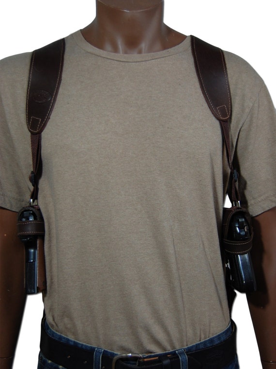 NEW Barsony Brown Leather Vertical Gun Shoulder Holster Taurus 2 Snub Nose Rev