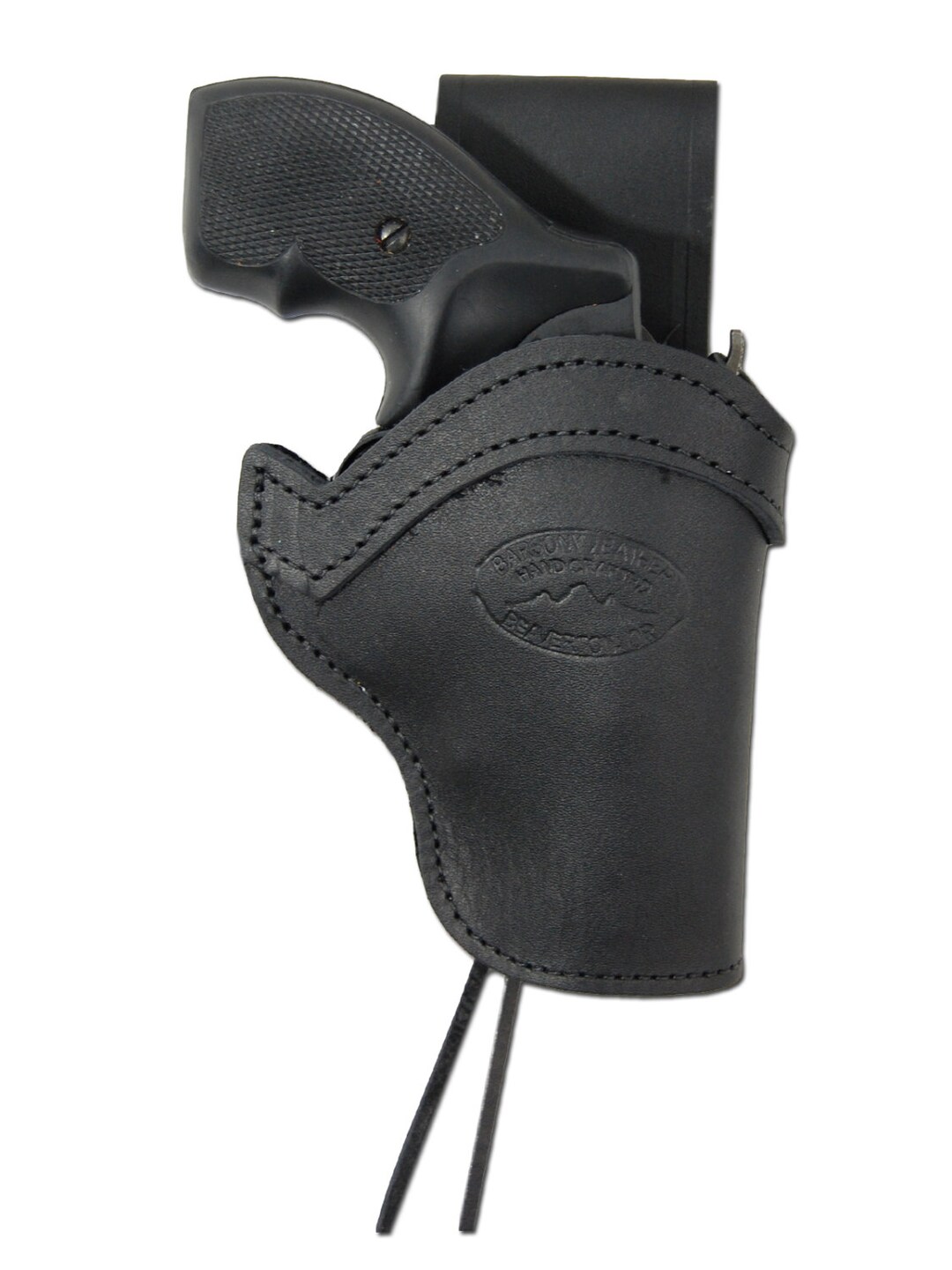 New Black Leather Western Hip Holster for 2