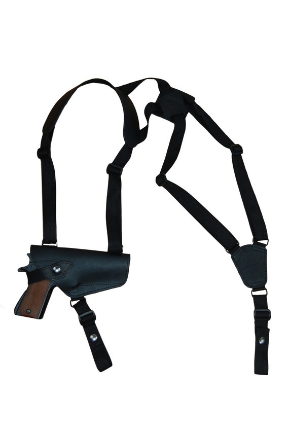 Nouveau holster de pistolet dépaule à harnais croisé horizontal en