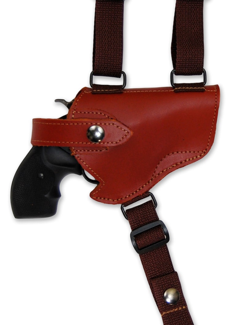 New Burgundy Leather Horizontal Cross Harness Shoulder