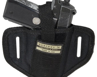 Beidhändig tragbares Holster Pancake: Ultra Compact 9 mm 40 45 Pistolen
