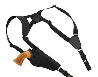 Funda de hombro de ocultación vertical de nuevos tamaños para revólveres de 4-5 pulg. .38 .357 .41 (n.º 53-4VR-2)