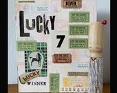 Lucky 7 Original Collage - Etsy