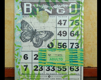 Butterfly Bingo Collage