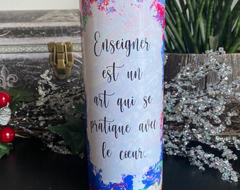 Gift for teachers, insulated tumbler, can be personalized