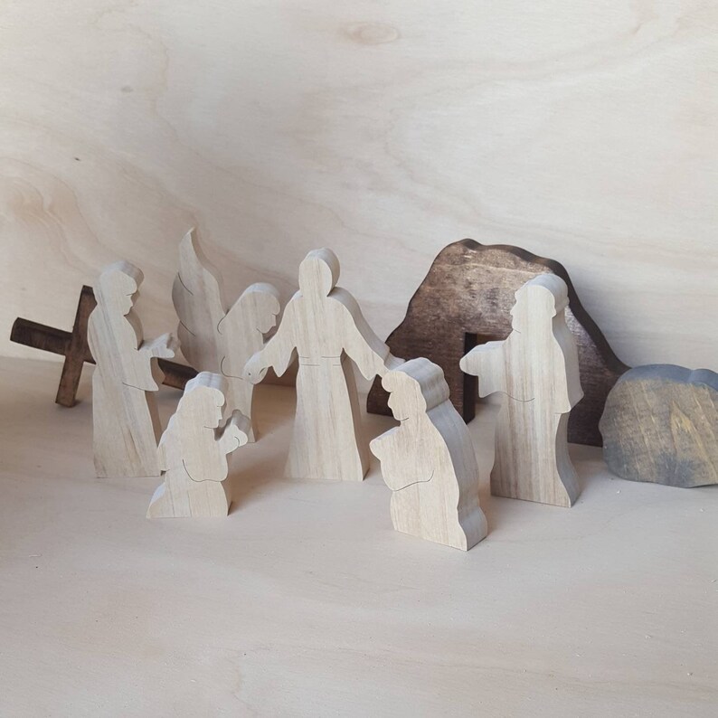 COMPLETE Easter Resurrection Nativity Set9pieceseaster Etsy