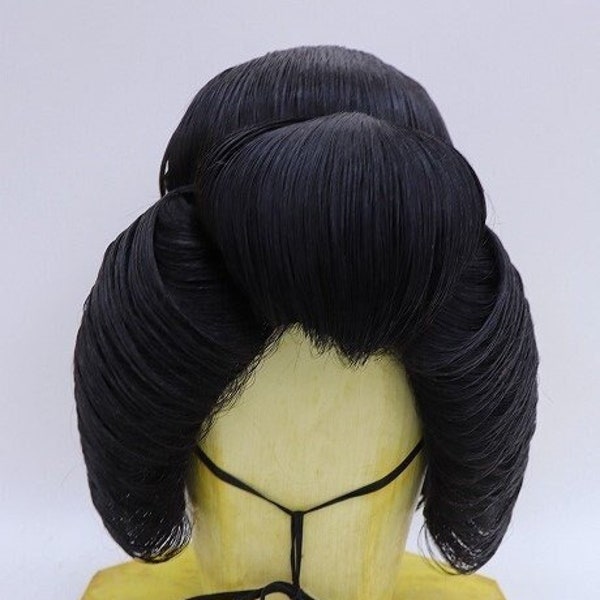 Katsura Wig, Japanese Wig, Geisha Wig, Japanese katsura, Wig for Kimono wedding,  Wig for Japanese Dance,  Nihonbuyo Wig, Wig Cosplay