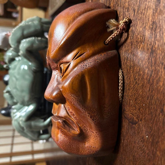 Japanese mask, Antique mask, Noh mask, Kagura mas… - image 3