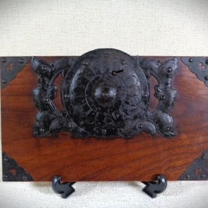 Japanese antique Chest cabinet Door Tansu Dansu Storage Wood Handmade