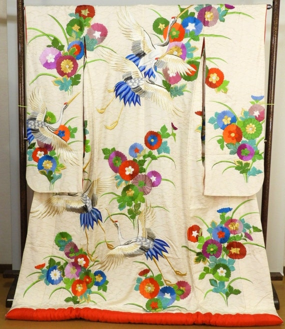 Uchikake Kimono, Wedding Kimono, Japanese Kimono R