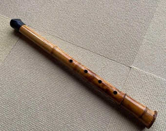 Japanese Instrument Minyo Shakuhachi vertical bamboo flute 21inch high Class Shakuhati,