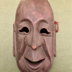 Japanese mask, Antique mask, Noh mask, Kagura mask, Hannya mask, Oni mask, Authentic mask, Handmade mask, Japanese kagura, Noh japan,