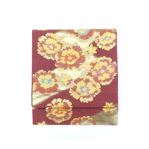 Obi Belt Kimono, Purple Obi, Silk Obi Belt, Vintage Obi, Japanese Fabric, Purple Obi Silk, Fukuro Obi, Purple Obi Sash, Zen
