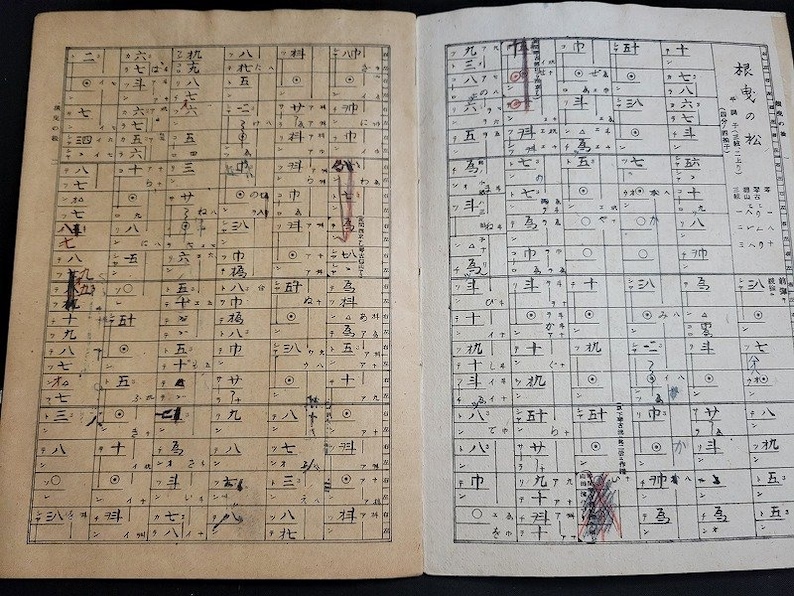 Vintage Japanese Musical Score Book for Koto, Japanese Koto Musical ...