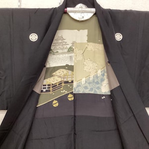 Mens Haori Kimono, Silk Haori Kimono, Mens Haori Silk, Short Kimono Jacket, Japanese Jacket, Vintage Haori, Men&#39;s Haori, silk Haori