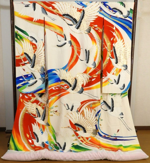 Uchikake Kimono, Wedding Kimono, Japanese Kimono R
