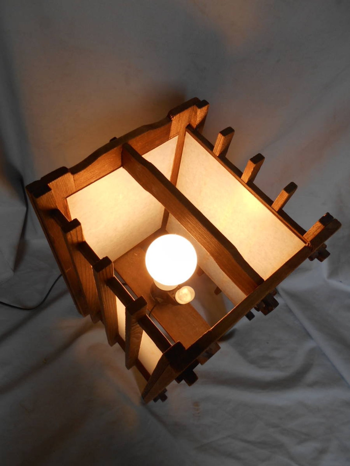 Andon lamp Japanese Lamp Japanese Andon lamp shade Etsy