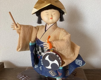 日本の歌舞伎人形 - 連獅子、ヴィンテージ昭和時代 - Etsy 日本