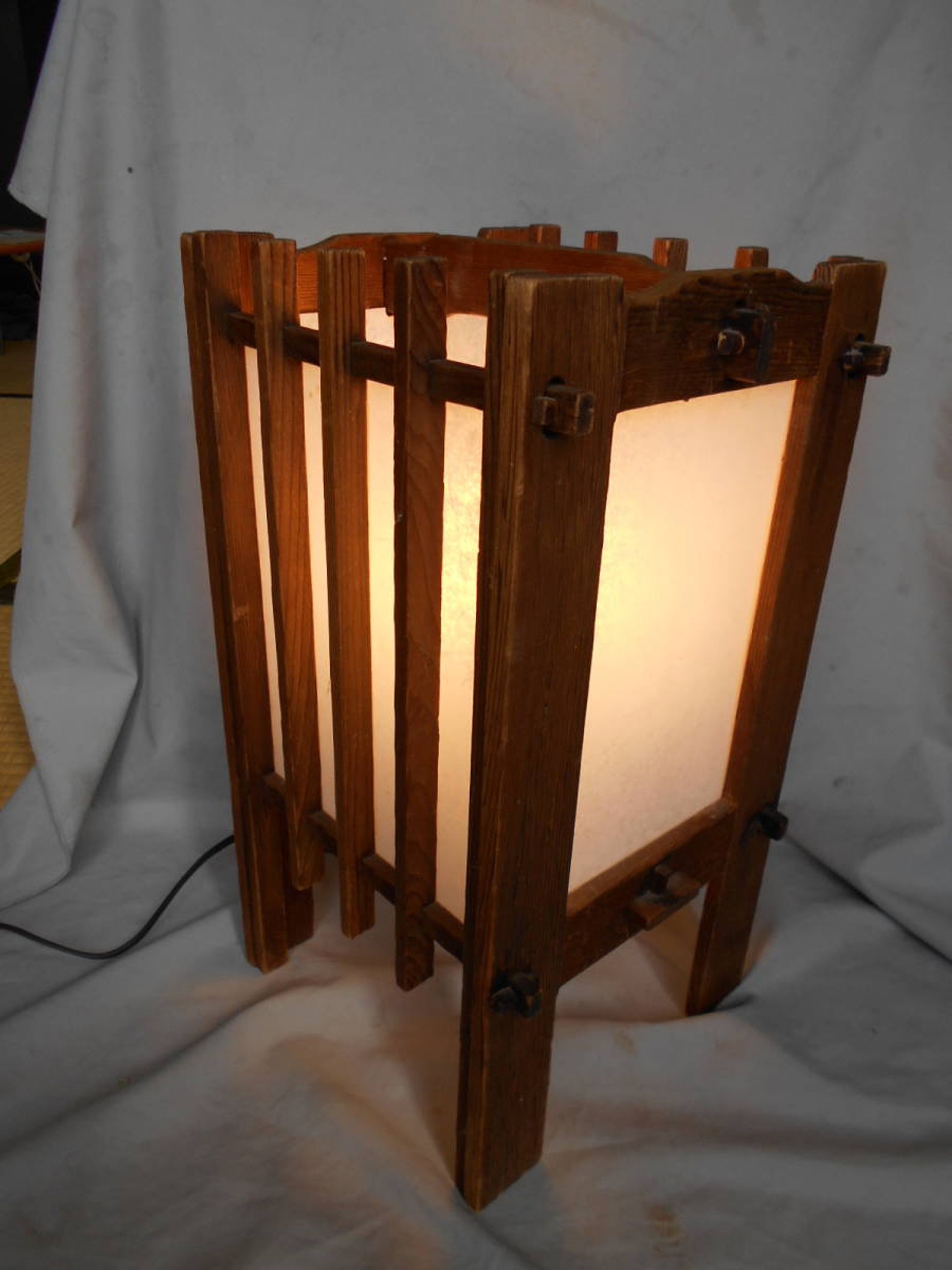 Andon lamp Japanese Lamp Japanese Andon lamp shade Etsy