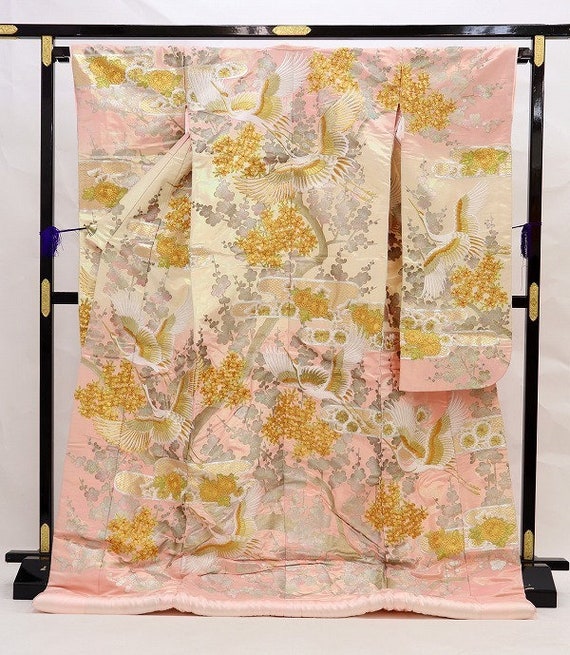 Uchikake Kimono, Wedding Kimono, Japanese Kimono R
