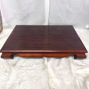 Japanese Vintage Wood Display Vase Stand For Ikebana Ikibana Bonsai Buddha statue