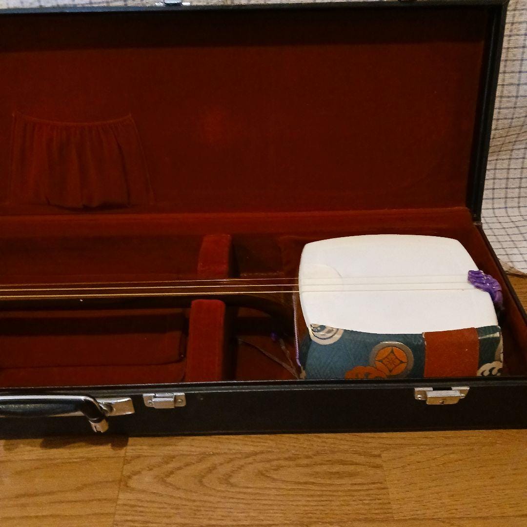 三味線 日本製 高級 赤木 ケース・付属品付き - Etsy 日本