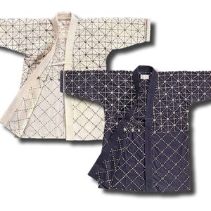 Conjunto de kimono tradicional japonés samurái para hombre Hatamoto en  total 3 piezas chaqueta Yukata Haori kimono Kendo Gi pantalones Hakama  Samurai -  España