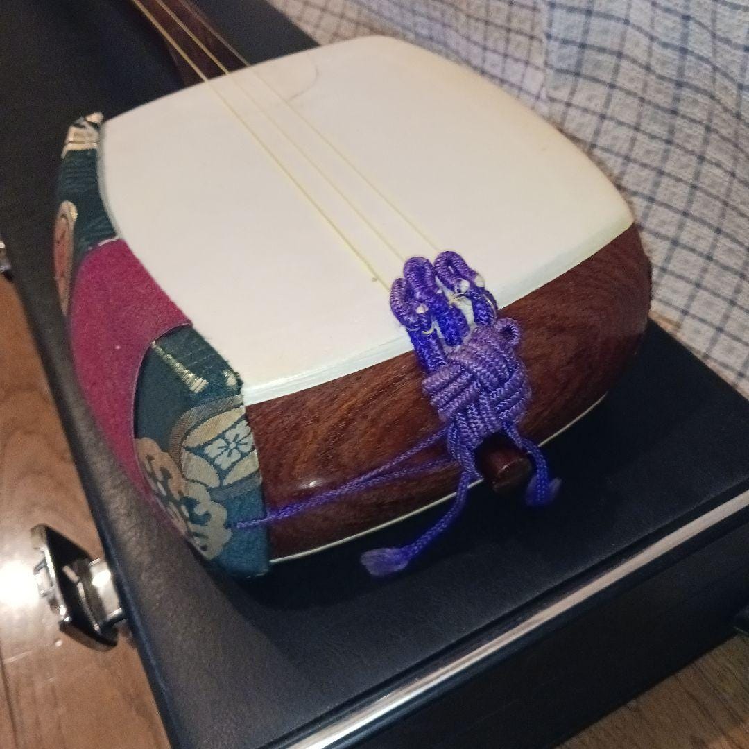 三味線 日本製 高級 赤木 ケース・付属品付き - Etsy 日本