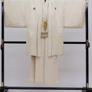Mens Kimono Set, White Kimono Set, Mens Kimono ensemble, Mens Kimono & Jacket, Samurai Kimono, Japanese dress mens, Japanese robe mens