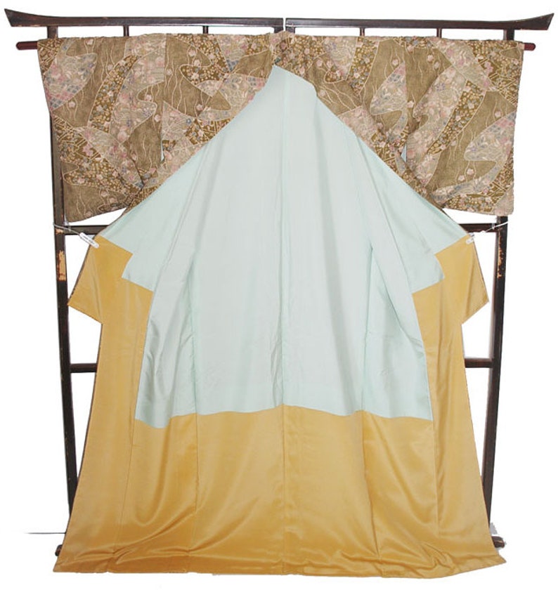 Floral Kimono Robe Japanese Dress Kimono Evening Dress Etsy