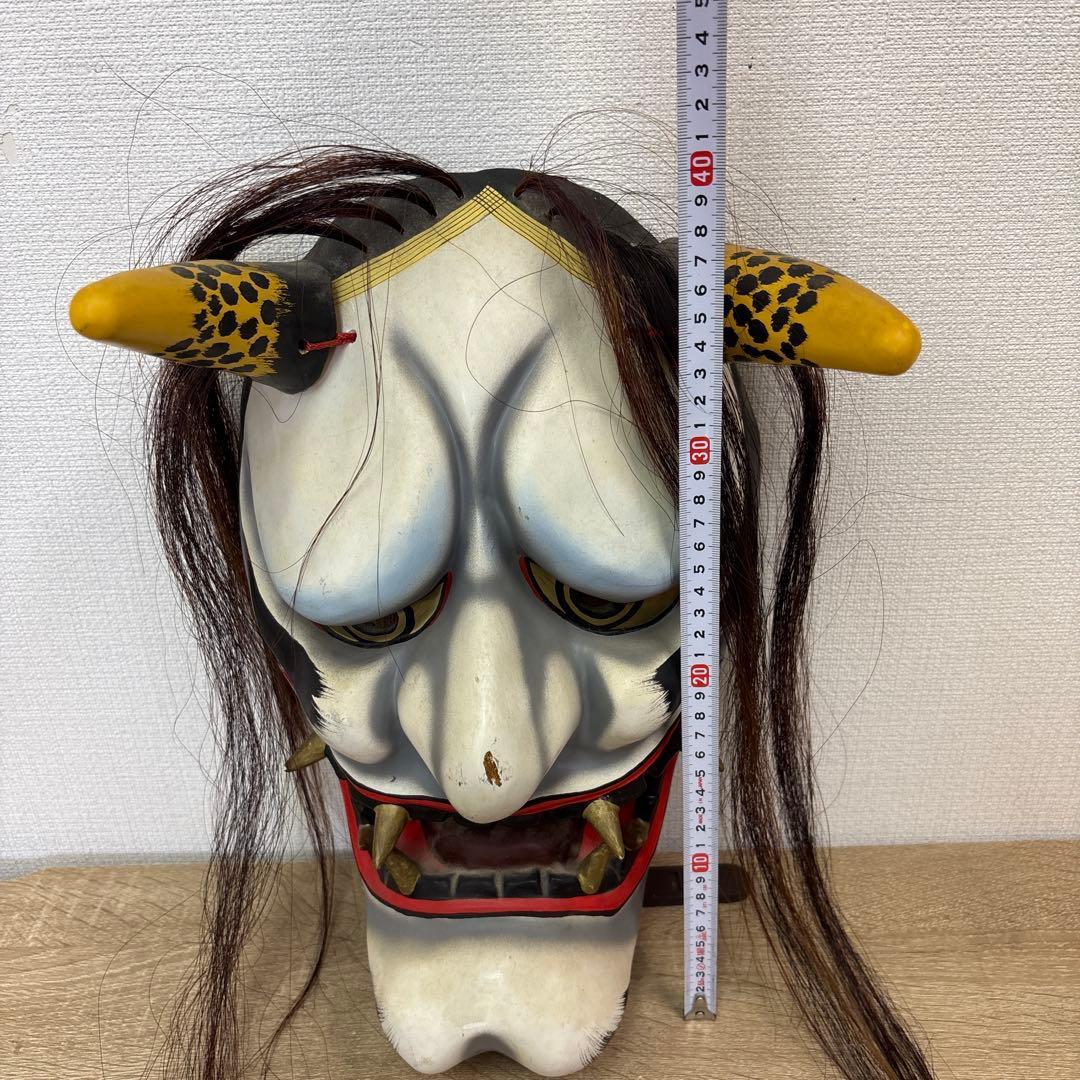 日本製 手作り紙粘土 能面 狂言 神楽 般若 鬼 鬼 - Etsy 日本