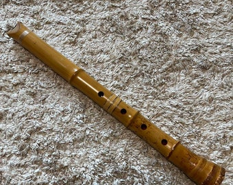 Japanese Instrument Shakuhachi vertical bamboo flute 18.8inch high Class Shakuhati