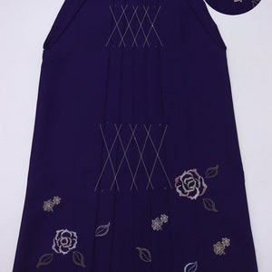 Hakama , Blue Hakama, Womens Kimono Skirt, Floral Hakama, Kimono Pants, Sakura, Japanese Hakama,