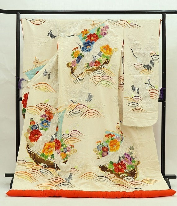 Uchikake Kimono, Wedding Kimono, Japanese Kimono R