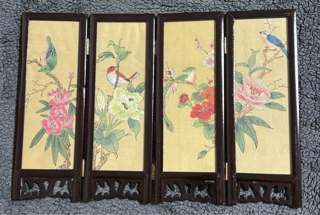 小さなヴィンテージの日本の屏風 - Etsy 日本