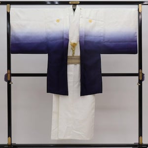 Mens Kimono Set, White Kimono Set, Mens Kimono ensemble, Mens Kimono & Jacket, Samurai Kimono, Japanese dress mens, Japanese robe mens