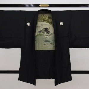 Mens Kimono, Mens Kimono Jacket, Mens haori Jacket, Samurai Kimono, Japanese jacket, Japanese Samurai art, Silk Kimono Mens,