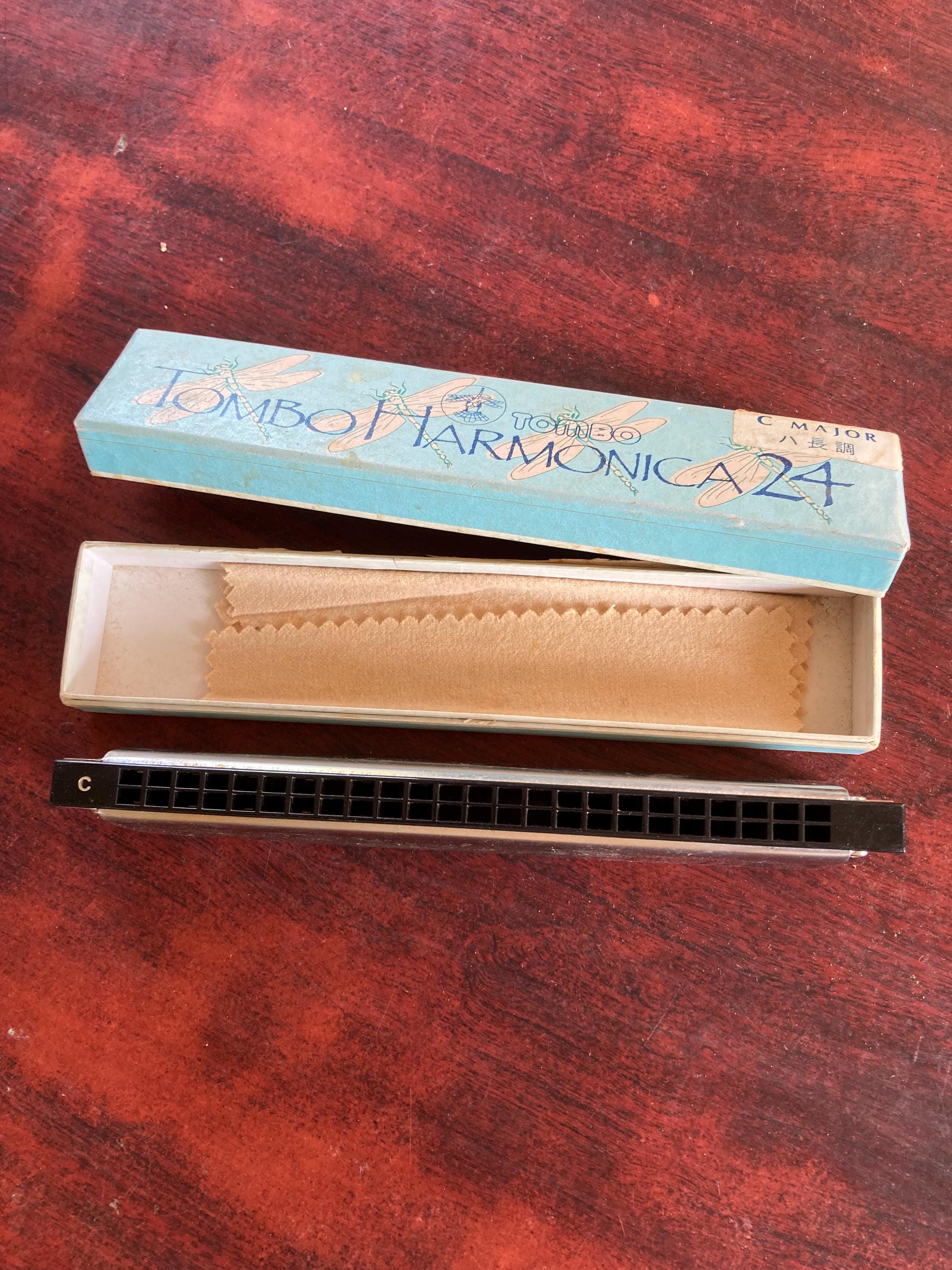 Japanese Vintage 1970s Tombo Harmonica 24 C Major Musical