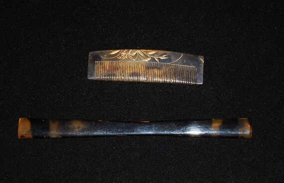 Japanese Vintage Kanzashi Hair Clip Kanzashi Hair Stick kanzashi hair accessories Vintage Comb Japanese Kushi Bekko Japanese Kanzashi